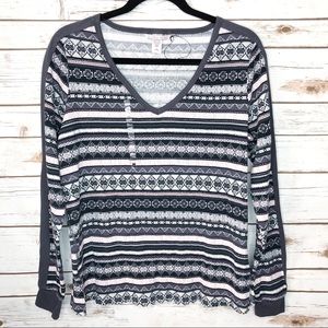 Victoria's Secret thermal pink grey size medium